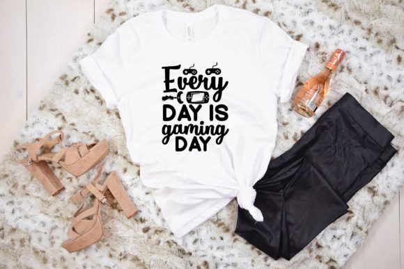 Every Day is Gaming Day: Graphics for T-Shirt Designs