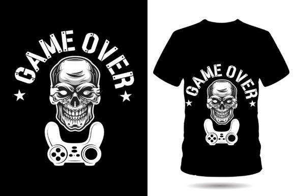 Game Over Gaming Gamer T-Shirt Design Review