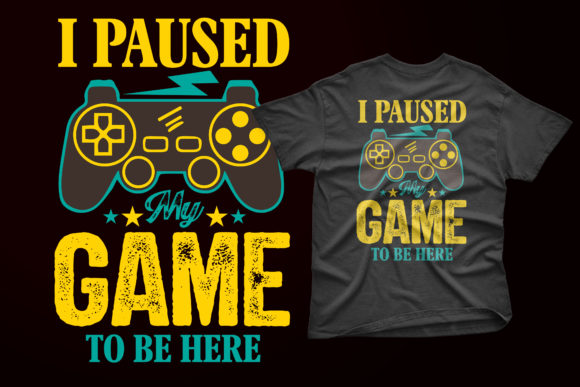 Gamer Joystick Graphics for T-Shirt Designs