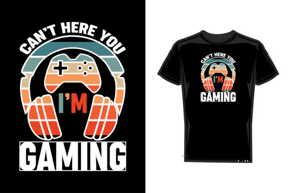Gaming and Hot T-shirt Design: Graphics for Print Templates