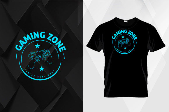 Gaming Creative T Shirt Design: Graphics for T-Shirt Designs