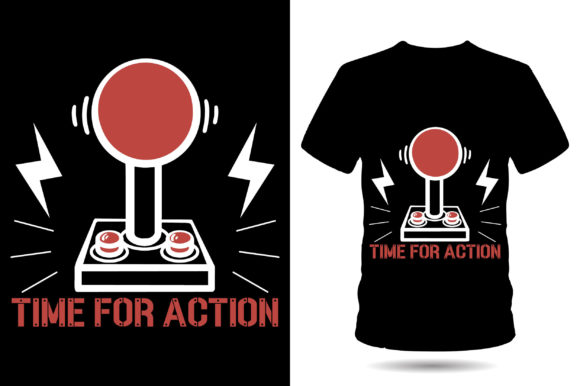 Gaming Graphics: Action T-Shirt Designs