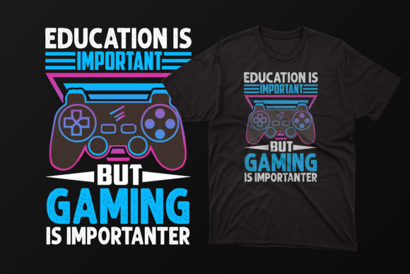 Gaming T-Shirt Graphics & Designs