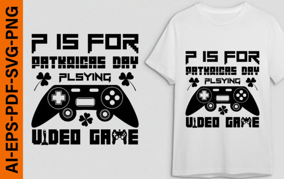 Reviewing P is for, Gaming T-shirt for Embroidery